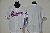 Rangers Blank White Nike 2020 Flexbase Jersey,baseball caps,new era cap wholesale,wholesale hats